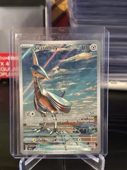 Pokemon TCG Skarmory 209/191 Surging Sparks Illustration Rare Holo - Image 1