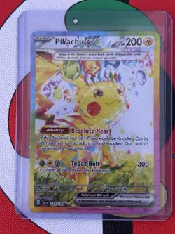 Pokemon TCG Pikachu EX 238/191 Sir Surging Sparks Near Mint English Edition - Image 1