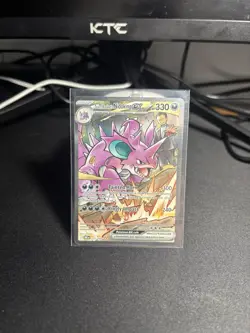 Pokemon TCG Team Rockets Nidoking EX 233/182 Destined Rivals - Image 3