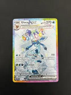 Pokemon TCG Glaceon ex Special Illustration Rare Holo SV Prismatic 150/131 Stag… - Image 1