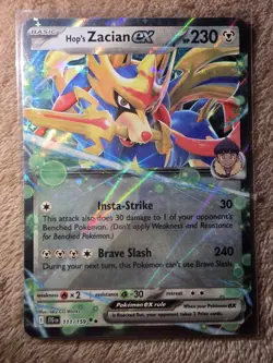 Hop's Zacian ex #111 Pokemon Journey Together - Image 1