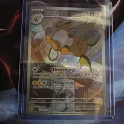 Pokemon TCG Raichu 211/193 Sv02: Paldea Evolved Illustration Rare Near Mint - Image 1