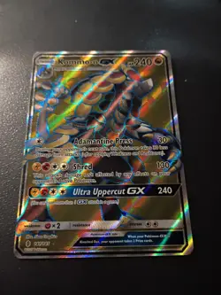 Pokemon Kommo-o GX, Full Art, Ultra Rare, Holo, SM Guardians Rising, 141/145 - Image 1