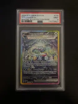POKEMON TCG TERAPAGOS EX SV07 STELLAR CROWN HOLO SPECIAL ILLUSTRATION PSA 9 170… - Image 1