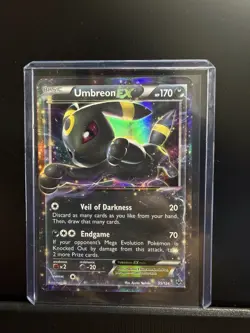 Umbreon EX Ultra Rare Holo 55/124 Fates Collide 170 HP Pokemon TCG - Image 1