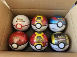 Pokemon Pokeball Tins Sealed Pokemon Tins 2025 Q4 G25 - Image 1