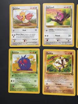 Pokemon TCG Jungle Set - lot of 8 Cards Common Uncommon LOT #15 LP Vintage WOTC - Image 2