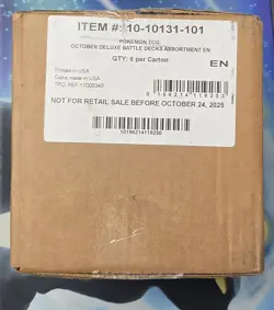 Pokemon - Gengar EX & Diancie EX Mega Deluxe Battle Deck - Sealed Case - Image 1