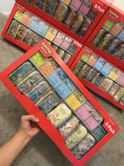 Pokemon TCG: Prismatic Evolutions Costco Mini Tins 8 Pack - New & Sealed - Image 3