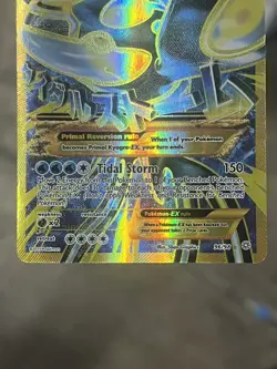 Pokemon TCG Primal Kyogre EX 96/98 Ancient Origins - Damaged (SEE PICS & DESCR.) - Image 4