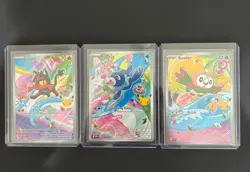 Pokemon First Partner Illustration Collection Alolan Starters - Image 1