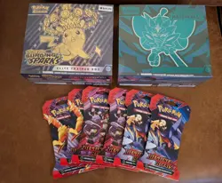 Pokemon Surging Sparks & Twilight Masquerade ETB & 6x Destined Rivals packs - Image 1