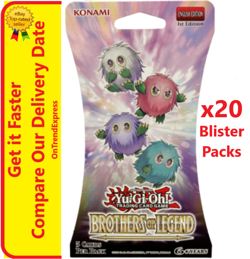 20 x YU-GI-OH! TCG Battle of Legend Brothers of Legends 5 x Foil card Blister - Image 1
