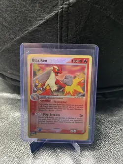 Blaziken 3/109 Pokemon Ruby Sapphire Reverse Holo Rare E Reader - Image 1