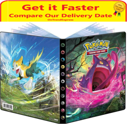 FUSION STRIKE ULTRA PRO Pokemon 4 Pocket Portfolio Holds 80 Cards - Image 1