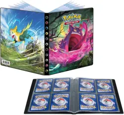 FUSION STRIKE ULTRA PRO Pokemon 4 Pocket Portfolio Holds 80 Cards - Image 2
