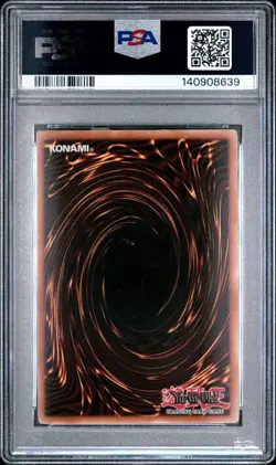 2002 Yu-Gi-Oh! Lord Of D. BPT Limited Edition Secret Rare PSA 8 REVERSE - Image 2