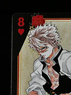 Sanemi Shinazugawa Demon Slayer Kimetsu no Yaiba Playing Card H8 Japanese Rare - Image 2