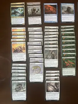 MTG Sliver LOT 107 Cards Total - Gemhide, Sinew, Virulent, Fury, Reflex, Might - Image 2