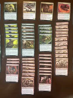 MTG Sliver LOT 107 Cards Total - Gemhide, Sinew, Virulent, Fury, Reflex, Might - Image 3