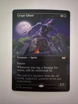 Crypt Ghast (Borderless) Commander: Duskmourn: House of Horror Foil - Image 1