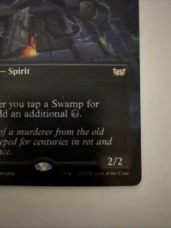 Crypt Ghast (Borderless) Commander: Duskmourn: House of Horror Foil - Image 4