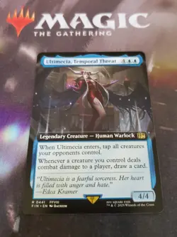 Mtg. Ultimecia, Temporal Threat. Extended Art. Final Fantasy. Pack Fresh - Image 1