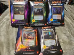 MTG Magic Commander 2015 5 Deck Set Factory Sealed Box Set ENGLISH SEEPICS #1 - Image 1