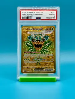 PSA 8 - 2024 Pokemon TWM EN Teal Mask Ogerpon ex #221 - Image 1