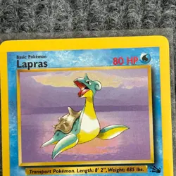 Vintage Pokemon Fossil Lapras Non-holo 25/62 Rare NM - Image 3