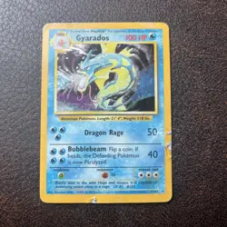 Pokemon Gyarados 6/102 Base Set Holo - LIGHT PLAY - Image 1
