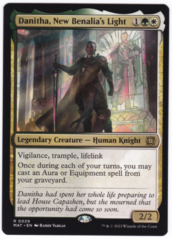 MTG Errors - Inking - MOM Aftermath R Danitha New Benalia's Light 0029 [COPY #2] - Image 1