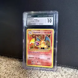 CGC 10 CHARIZARD HOLO 11/108 XY EVOLUTIONS 2016 POKEMON GEM MINT - Image 1