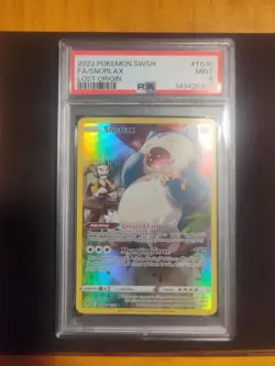 Pokemon TCG Snorlax #TG10/TG30 Swsh11: Lost Origin PSA 9 Mint - Image 2