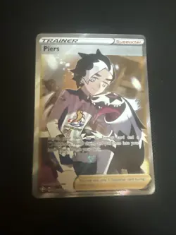 Piers Full Art Trainer Ultra Rare - 069/072 Shining Fates - Pokemon TCG NM - Image 1