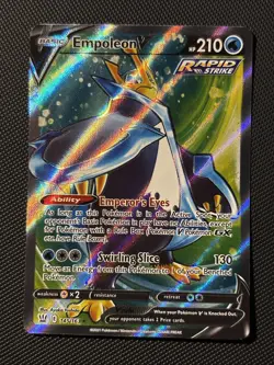 2021 Pokemon SWSH Battle Styles 145/163 Empoleon V - Image 1