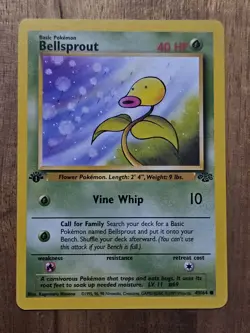 Bellsprout 1st Edition 49/64 Jungle Set - Pokemon TCG - NEAR MINT 1999 WOTC - Image 2