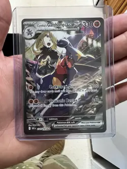 Pokemon Cynthia's Garchomp EX Full Art Holo 232/182 Destined Rivals SIR - Image 1