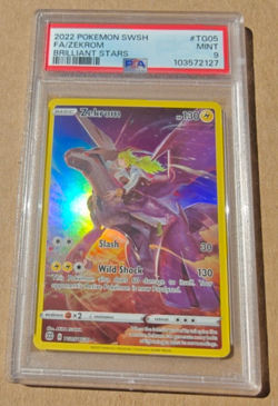 2022 Pokemon SWSH Zekrom Brilliant Stars #TG05 PSA 9 MINT - Image 1