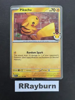 Pokemon Pikachu (Pokemon Day 2026) 051/162 Promo Holo - Image 1