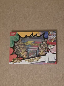 Pokemon Ascended Heroes Mega Gardevoir Premium Poster Collection Sealed - Image 1