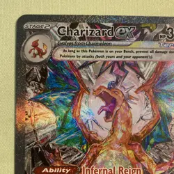 Pokemon Charizard EX Full Art Special Illustration Rare Holo Obsidian Flames 22… - Image 3