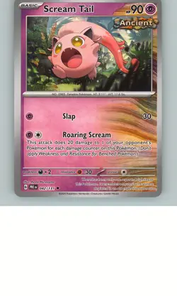 Pokemon Prismatic Evolutions #042/131 Scream Tail Non-Foil - Image 1