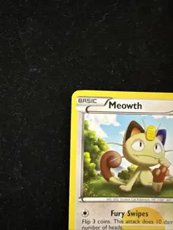 Pokemon - Black White Noble Victories 2011 - Meowth 102/101 Holo - Lp - Image 2