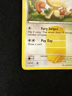 Pokemon - Black White Noble Victories 2011 - Meowth 102/101 Holo - Lp - Image 5