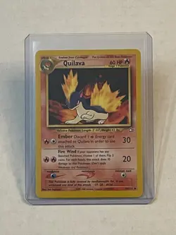 VTG Pokemon TCG Quilava 46/111 Neo Genesis Non Holo Unlimited 2000 LP - Image 1