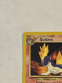 VTG Pokemon TCG Quilava 46/111 Neo Genesis Non Holo Unlimited 2000 LP - Image 4