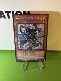 Sage with Eyes of Blue LCKC-EN015 Secret Rare Yugioh Tcg Near Mint Single! - Image 1