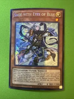 Sage with Eyes of Blue LCKC-EN015 Secret Rare Yugioh Tcg Near Mint Single! - Image 3