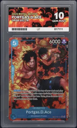 One Piece TCG - Portgas.D.Ace (Treasure Rare) OP08-052 Royal Blood - ACE 10 - Image 1